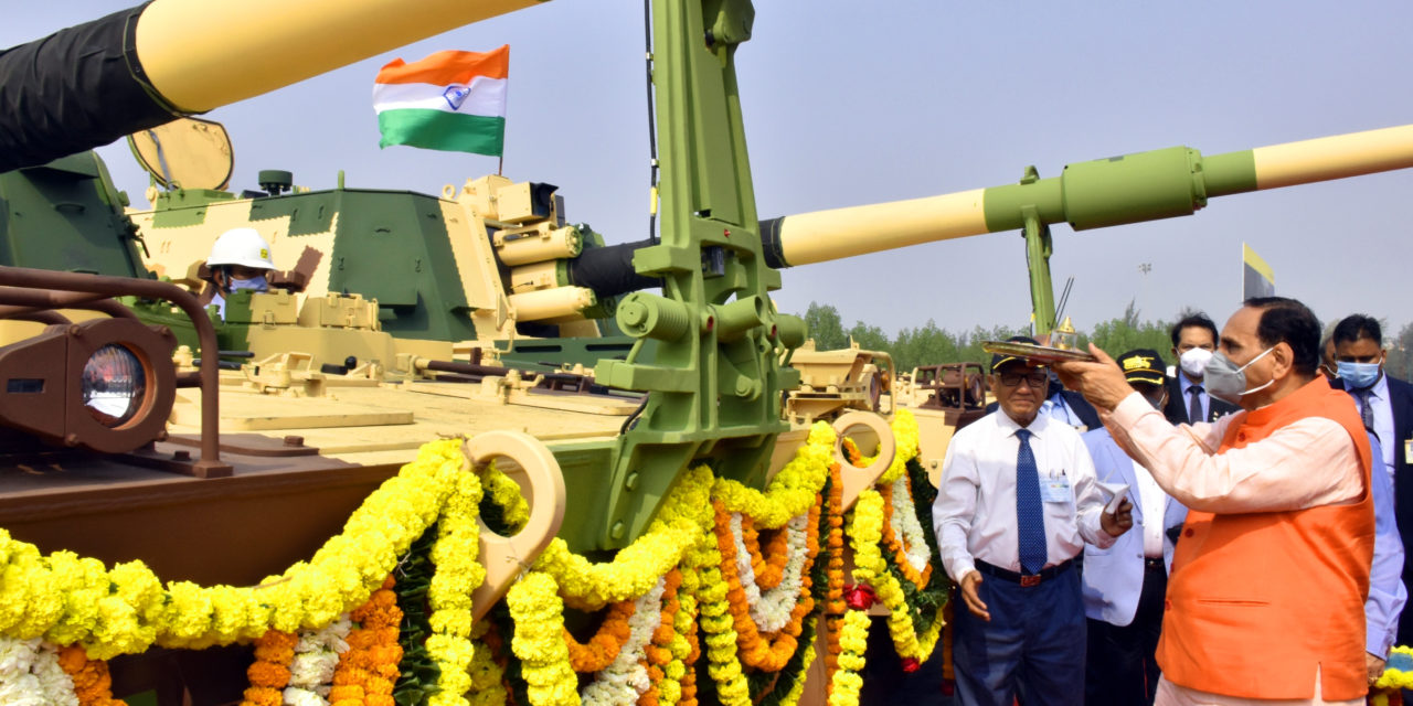 K-9 VAJRA TANK flagged off by Chief Minister
