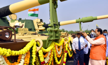 K-9 VAJRA TANK flagged off by Chief Minister