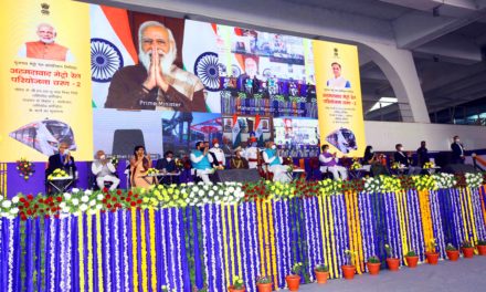 bhoomi poojan OF METRO PROJECTS performed by PM