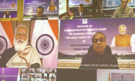 Postage stamp launched by Prime Minister
