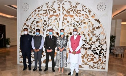 Denmark PM visited the Garvi Gujarat Bhavan