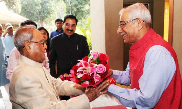 Pranab Mukherjee on two days visit to Gujarat