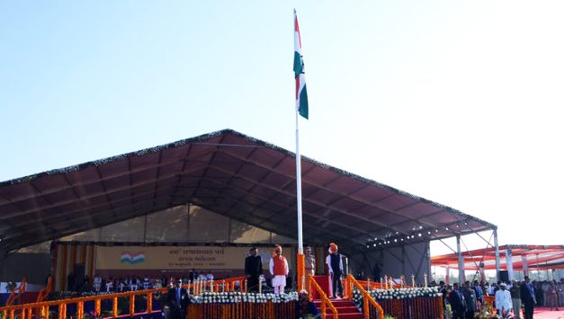 State level celebration of republic day in Palanpur