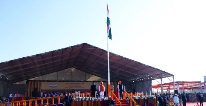 State level celebration of republic day in Palanpur