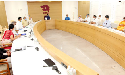 High level meet of covid task force experts with CM