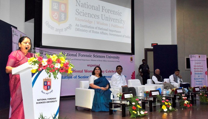 NFSU honors services of eminent women scientists