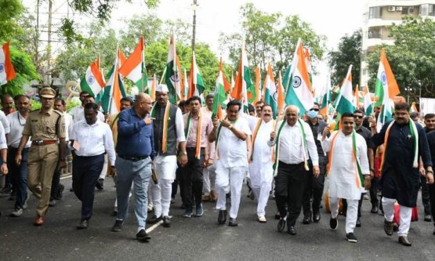 Tiranga Yatra in Rajkot made a patriotic appeal