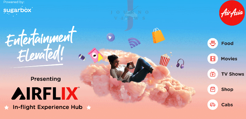 Air Asia partners with Sugarbox to launch ‘AirFlix’