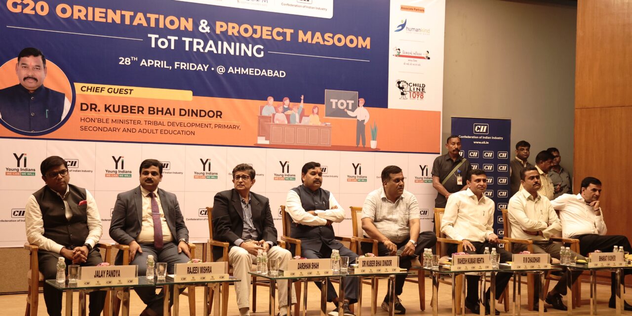 CII – YI organized Project Masoom training program